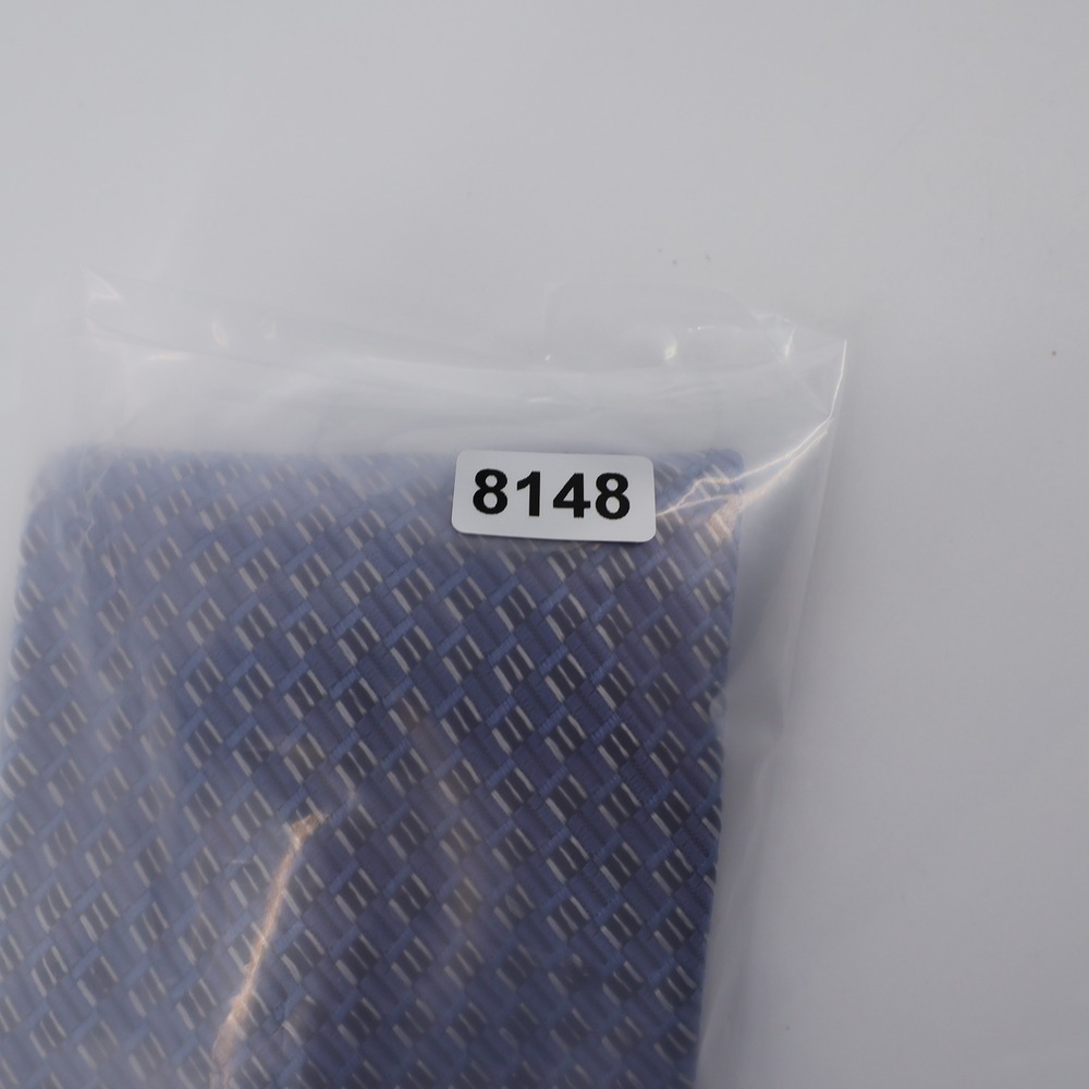 Ermenegildo Zegna Basketweave Silk Necktie‎ Blue One Size Mens OS - Picture 7 of 7